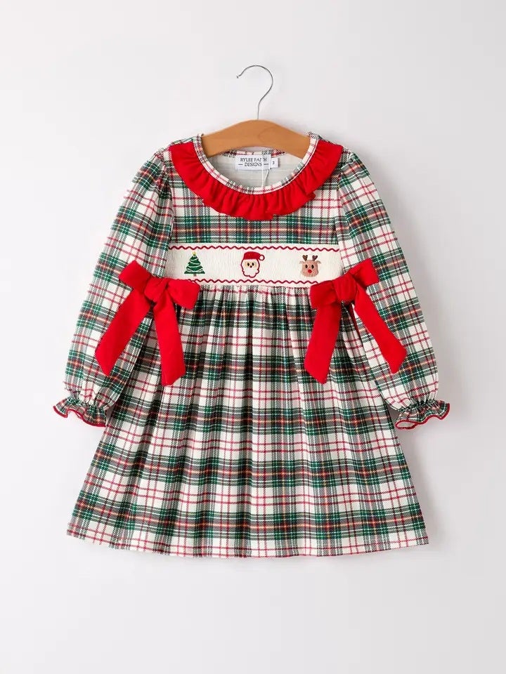 white christmas dresses Girls' Nutcracker Bamboo Christmas Twirl Dress main image 0