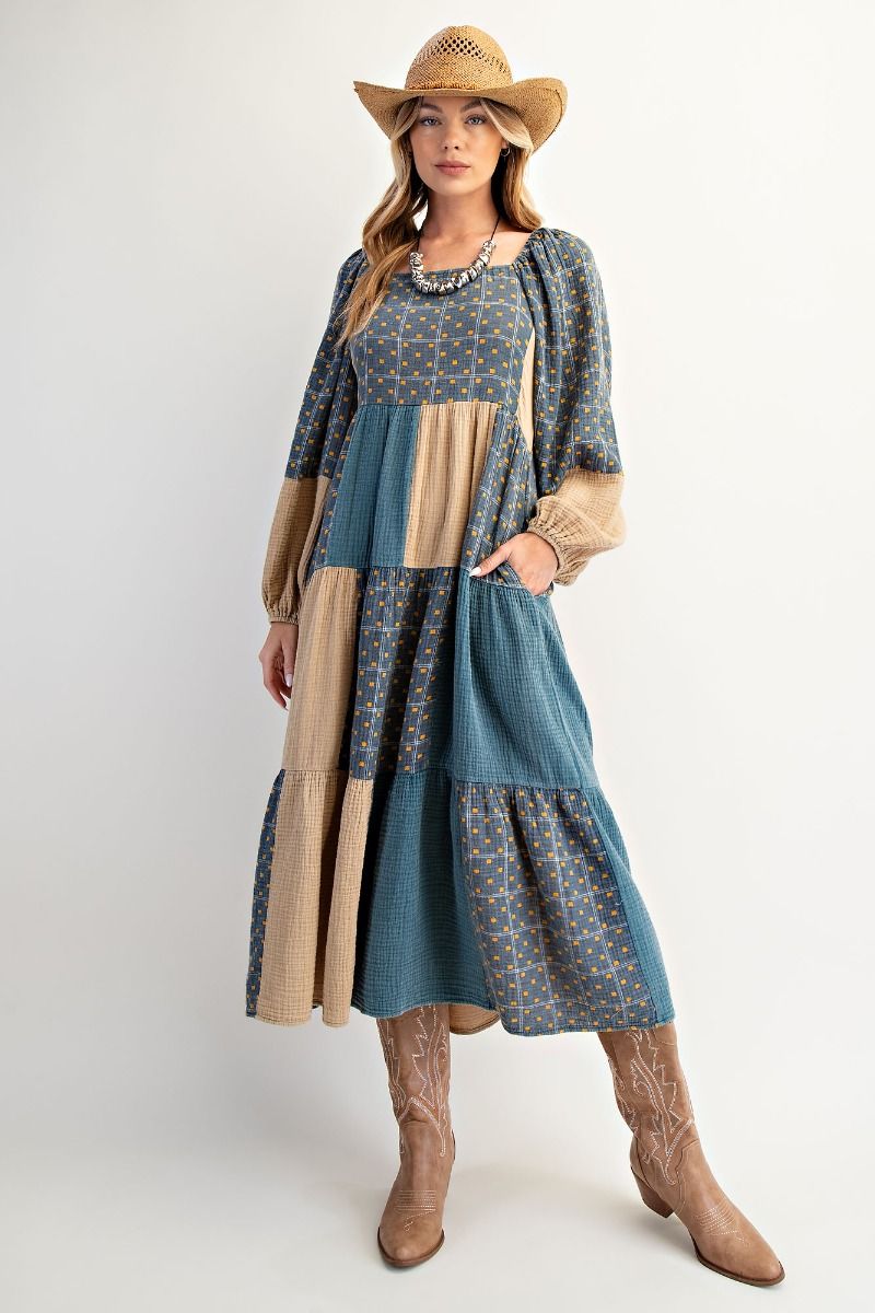 car belt dressing Kaley Cotton Gauze Dress main image 0